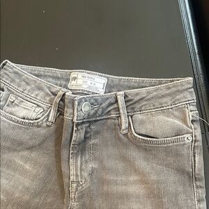 Free People Charcoal Denim Pants